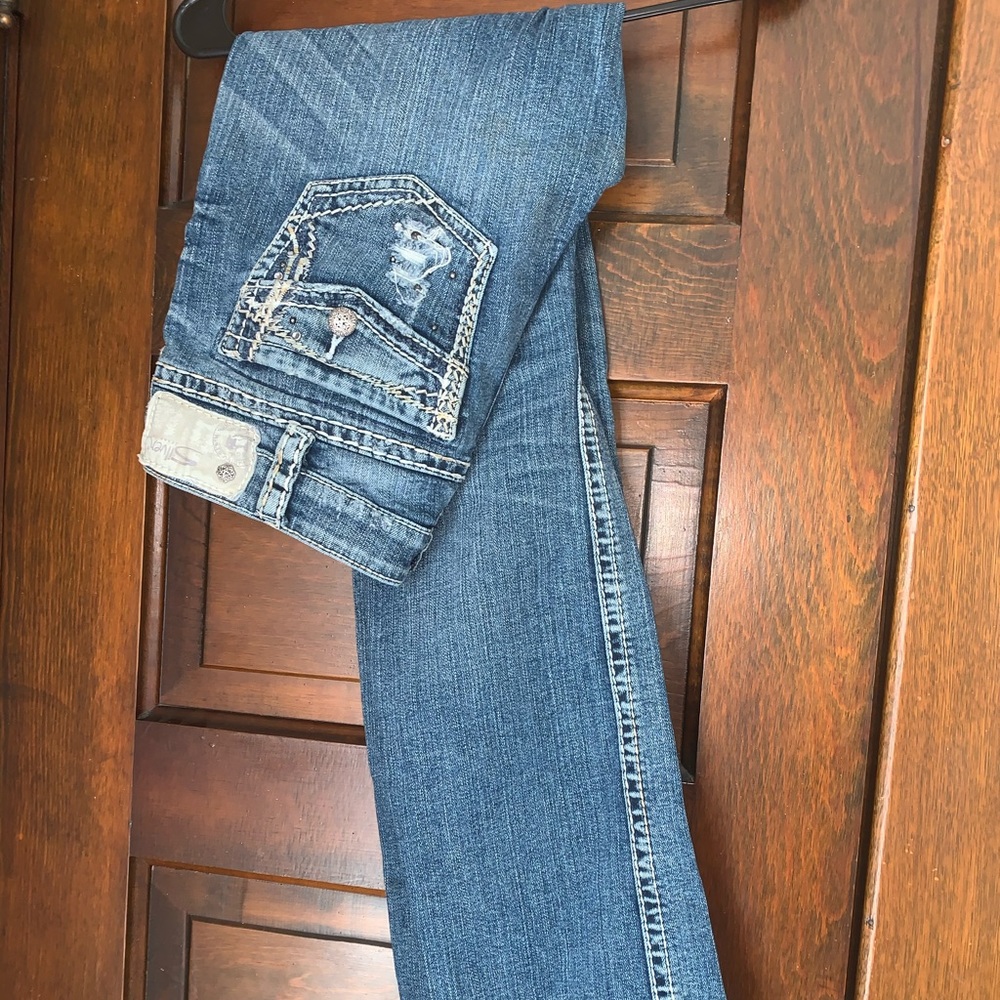 Silver- Tuesday Baby Boot Jeans